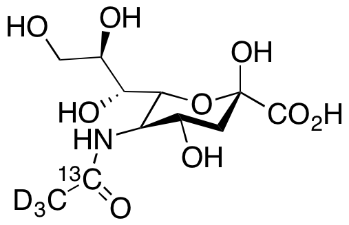 N-乙酰神經(jīng)氨酸-13C，d3