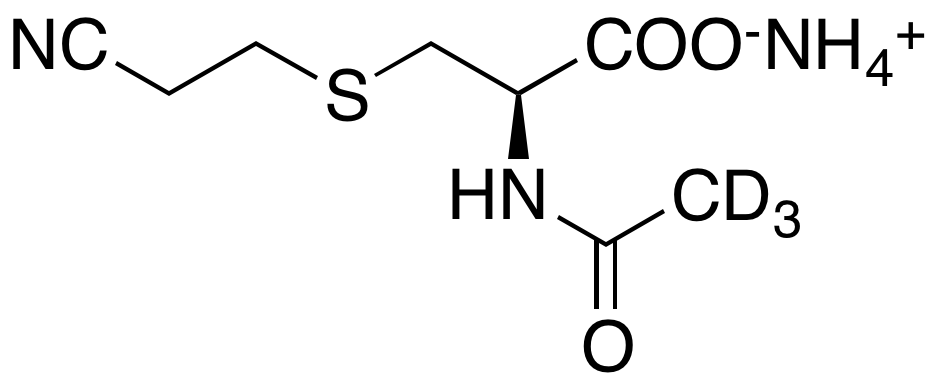 N-乙?；?S-（2-氰基乙基）-L-半胱氨酸-d3銨鹽