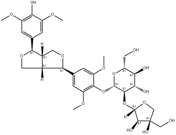 136997-64-3_(-)-丁香樹脂酚-4-O-Β-D-呋喃芹糖基-(1→2)-Β-D-吡喃葡萄糖苷標(biāo)準(zhǔn)品