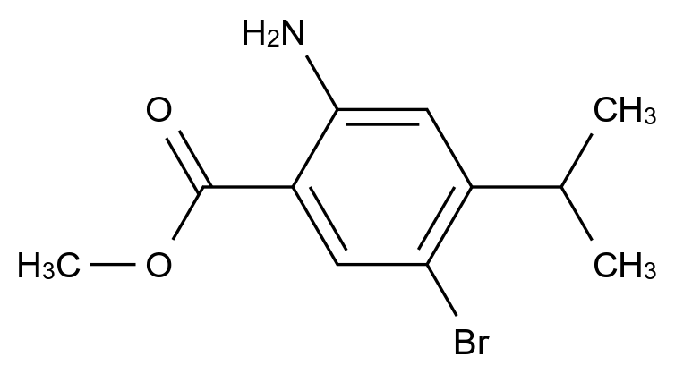 1000018-13-2_2-氨基-5-溴-4-異丙基苯甲酸甲酯