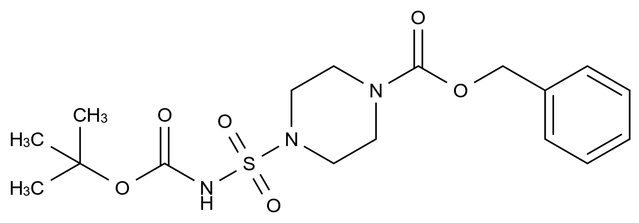1000018-21-2_BENZYL 4-(N-(TERT-BUTOXYCARBONYL)SULFAMOYL)PIPERAZINE-1-CARBOXYLATE