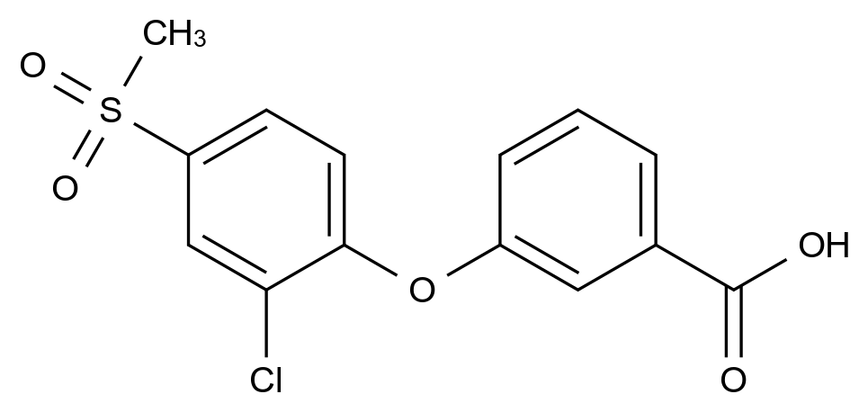 1000018-31-4_3-[(2-Chloro-4-methylsulfonyl)phenoxy]benzoicacid