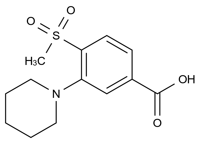 1000018-47-2_4-Methylsulfonyl-3-(piperidin-1-yl)benzoicacid